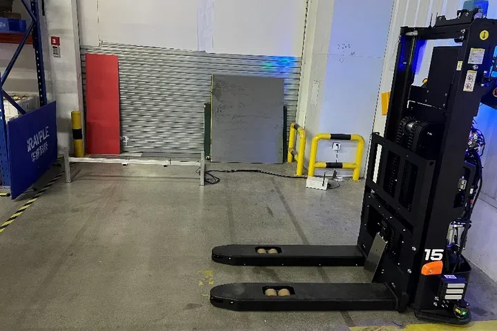 Representative commercial sample visual for Pallet Recognition for Forklift AMR Projects in the DK Marketplace.