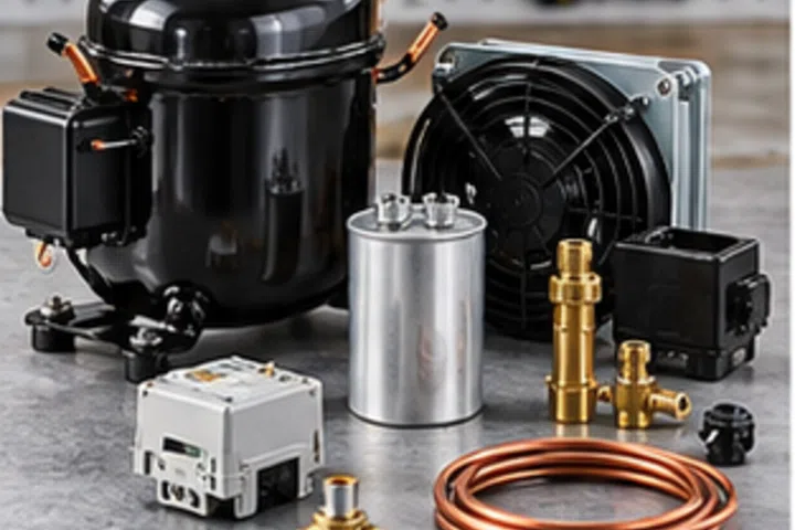 Representative commercial sample visual for Compressor and Control Parts for HVACR Parts in the DK Marketplace.