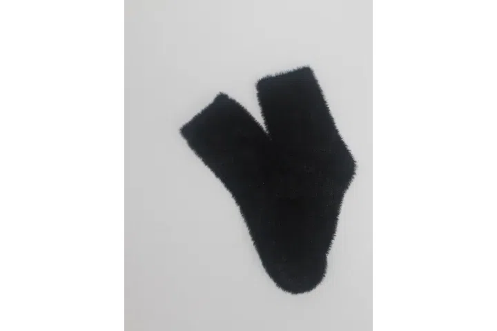 Representative commercial sample visual for Custom Fuzzy Crew Socks SKU 920 in the DK Marketplace.